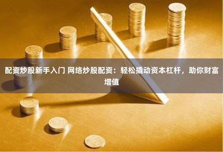 配资炒股新手入门 网络炒股配资：轻松撬动资本杠杆，助你财富增值